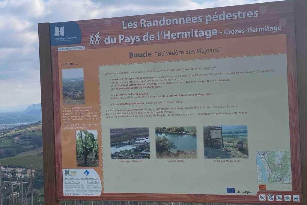 Pres Des Vignes Apartman Crozes-Hermitage Kültér fotó